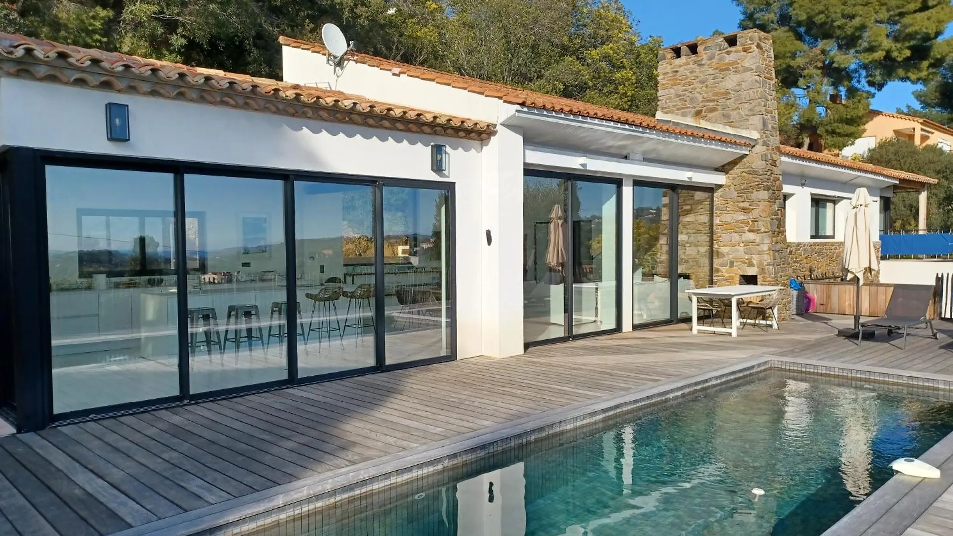 Magnifique Villa Avec Piscine, Vue Mer ラ・クロワ・ヴァルメ